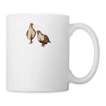 Partridge I Chicken Birds Small Game Motif for Hunters - Mug - white - Right