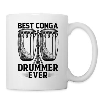 Best Conga Drummer Ever Conga Player Conga Musicia - Mug - white - Right