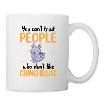 Chinchilla nicht vertrauen Nagetier Wollmaus - Tasse - Weiß - Rechts