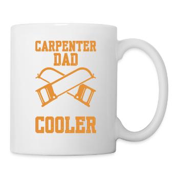Carpenter Dad Like A Regular Dad But Cooler - Mug - white - Right