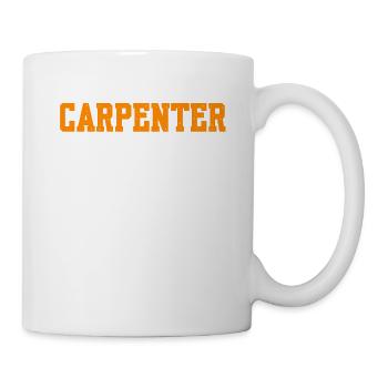Nom charpentier Charpentier - Mug blanc - blanc - Droite