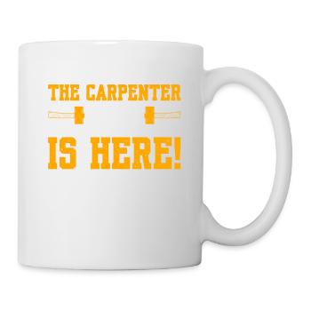 L’équipe de charpentier est là - Mug blanc - blanc - Droite