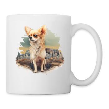 Chihuahua | Welpe Mama Lustiger Hund Niedlich - Tasse - Weiß - Rechts