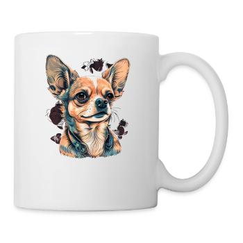 Chihuahua | Welpe Mama Lustiger Hund Niedlich - Tasse - Weiß - Rechts