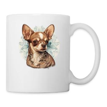 Chihuahua | Welpe Mama Lustiger Hund Niedlich - Tasse - Weiß - Rechts