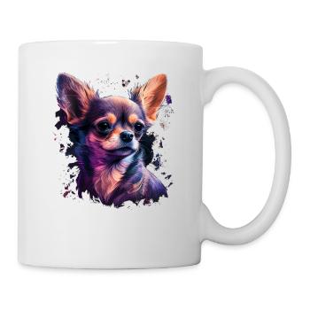 Chihuahua | Welpe Mama Lustiger Hund Niedlich - Tasse - Weiß - Rechts