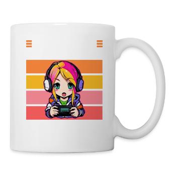 Console de jeu PC Gamer Girl Gamer Girl - Mug blanc - blanc - Droite