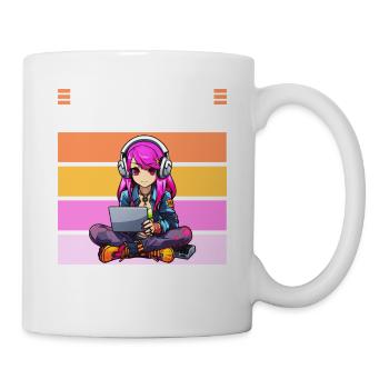 Console de jeu PC Gamer Girl Gamer Girl - Mug blanc - blanc - Droite