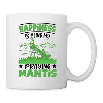 Gottesanbetterin Glück Mantis - Tasse - Weiß - Rechts