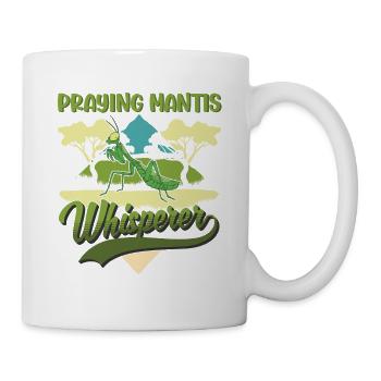 Mante religieuse chuchotant Mante Mante Mante Mante Mante Mante - Mug blanc - blanc - Droite