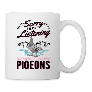 Pigeon Cadeau Pigeon Fancier City Pigeon Pigeonnier Pigeon Transporteur Pigeon - Mug blanc - blanc - Droite