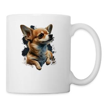 Chihuahua | Welpe Mama Lustiger Hund Niedlich - Tasse - Weiß - Rechts
