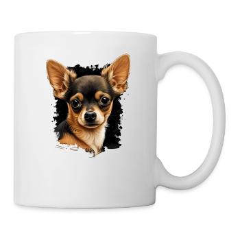 Chihuahua | Welpe Mama Lustiger Hund Niedlich - Tasse - Weiß - Rechts