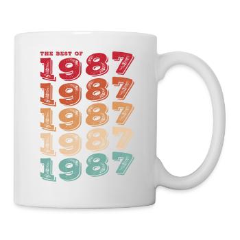 Jahrgang 1987 Geschenke Legende für 36-Jährige - 36. - Tasse - Weiß - Rechts
