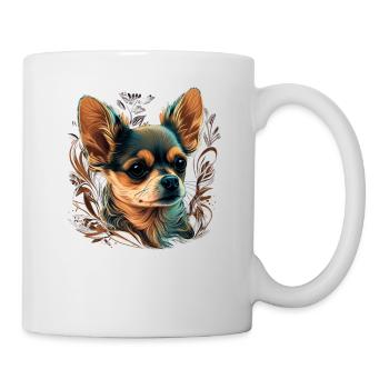 Chihuahua | Welpe Mama Lustiger Hund Niedlich - Tasse - Weiß - Rechts