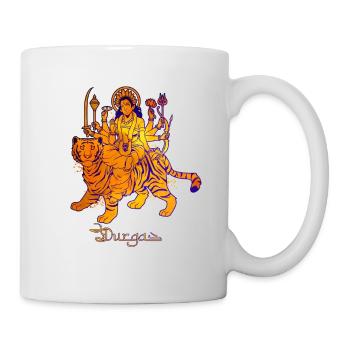 Hindu God - Durga - Mug - white - Right