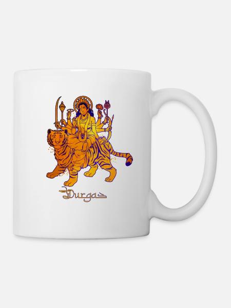 Dieu hindou - Durga - Mug blanc - blanc