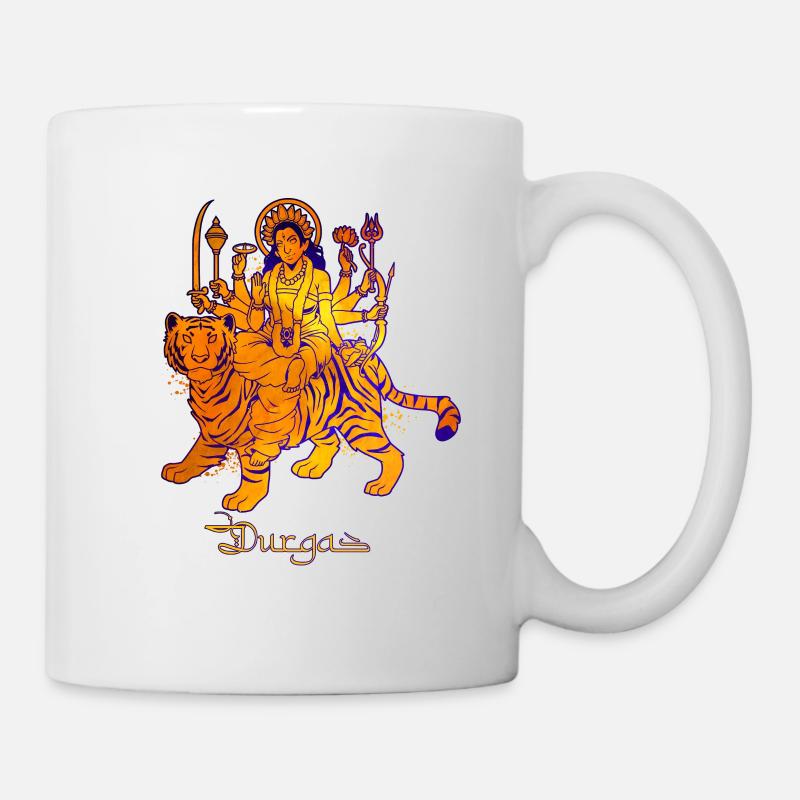 Dieu hindou - Durga - Mug blanc - blanc