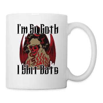 Satan Beelzebub Teufel Gothic Pentagram Mystisch - Tasse - Weiß - Rechts