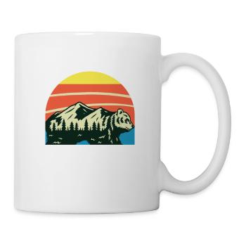 Mountain Bear Gift Humor - Mug - white - Right
