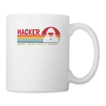 Hacker plus qu’un passe-temps d’ingénierie sociale - Mug blanc - blanc - Droite