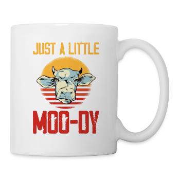 Just A Little Moo-dy 3 - Tasse - Weiß - Rechts