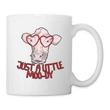Just A Little Moo-dy 4 - Tasse - Weiß - Rechts