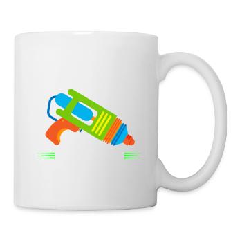 Laser Player Dad Comme un papa ordinaire mais beaucoup - Mug blanc - blanc - Droite
