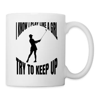 Golfeur Golf Club Golf Club Terrain de golf - Mug blanc - blanc - Droite