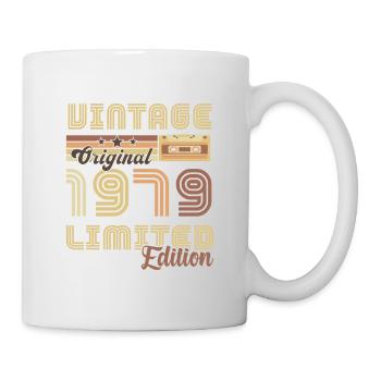 Original 1979 Vintage Vintage Retro Geburtstag - Tasse - Weiß - Rechts