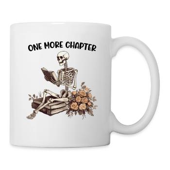 Skeleton One More Chapter Book Lover - Mug - white - Right