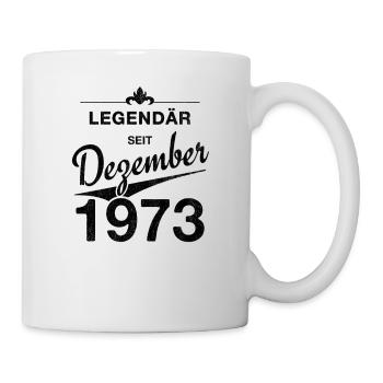 50e anniversaire Légendaire Décembre 1973 Volume 73 - Mug blanc - blanc - Droite