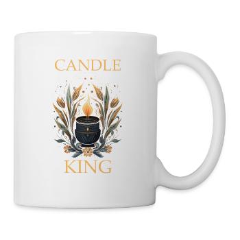 Candle King Floral Boho Kerzenherstellung - Tasse - Weiß - Rechts