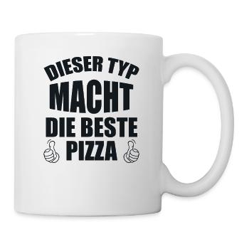Dieser Typ Macht Die Beste Pizza - Mug blanc - blanc - Droite