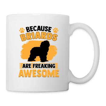 Briard ist fantastisch Berger de Brie - Tasse - Weiß - Rechts