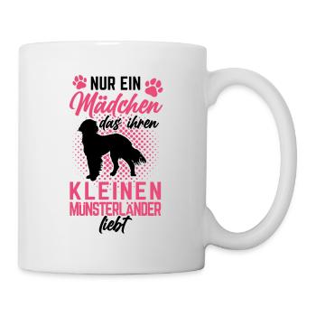 Nur ein Mädchen das Kleiner Münsterländer liebt - Tasse - Weiß - Rechts