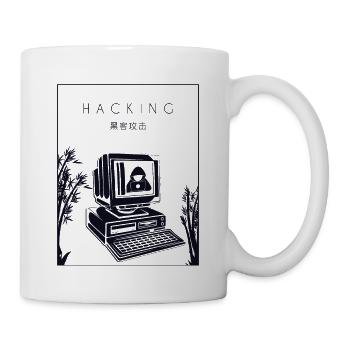 Piratage de l’hameçonnage chinois Hanzi Social Engineering - Mug blanc - blanc - Droite