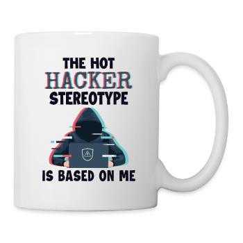 Le stéréotype du pirate informatique est basé sur le renifleur de phishing Me - Mug blanc - blanc - Droite