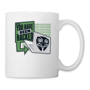 Vous avez été piraté Phishing Sniffer Grey Hat - Mug blanc - blanc - Droite