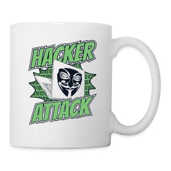 Attaque de hacker Social Engineering Phishing Sniffer - Mug blanc - blanc - Droite