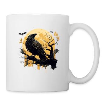 Viking Saga Munin and Kunin Raven Odin's Viking - Mug - white - Right