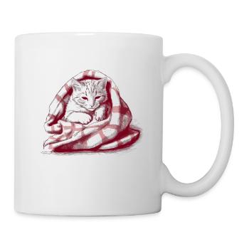 Cat owner gift cute cuddly cats - Mug - white - Right