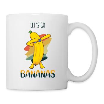 Vintage Funny Banana Meme Let Us Go Banana - Mug - white - Right