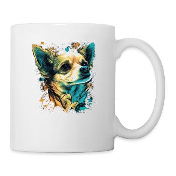 Chihuahua | Welpe Mama Lustiger Hund Niedlich - Tasse - Weiß - Rechts
