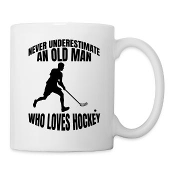 Hockey sur gazon Cadeau Joueur de hockey sur sol - Mug blanc - blanc - Droite