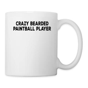 Joueur de paintball - Joueur de paintball barbu fou - Mug blanc - blanc - Droite