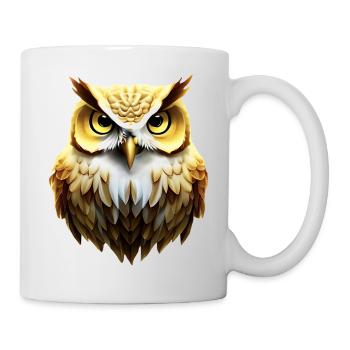 Eule - Tasse - Weiß - Rechts