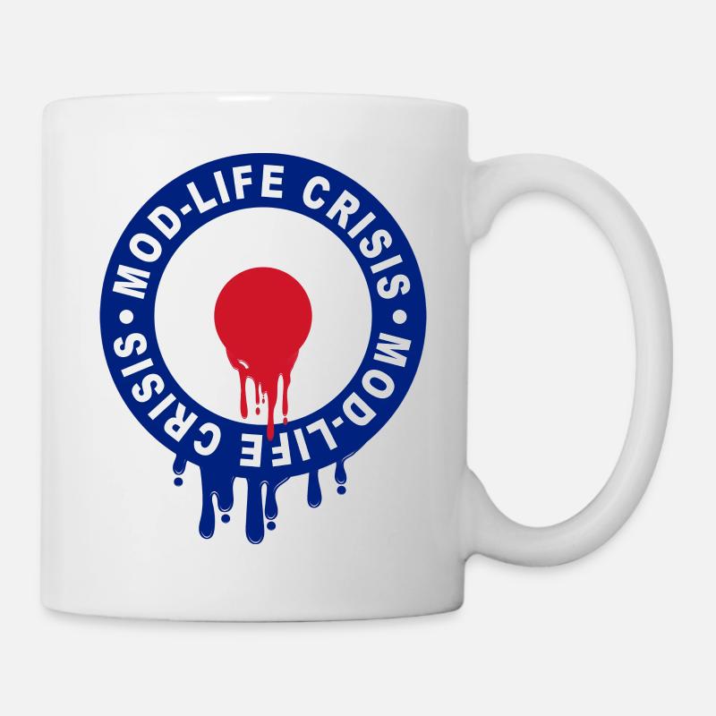 Mod life Crise - Mug blanc - blanc