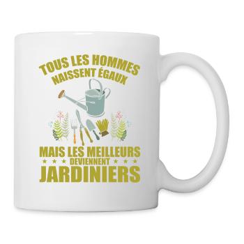 Humour Jardinier - Meilleur Jardinier Cadeau - Mug blanc - blanc - Droite