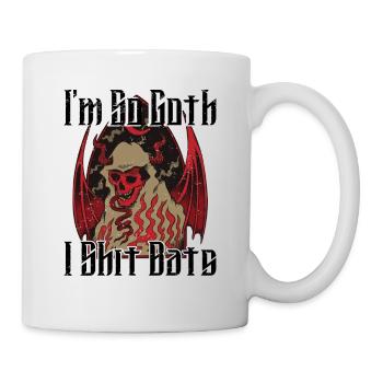 Satan Belzébuth Diable Gothique Pentagramme Mystique - Mug blanc - blanc - Droite